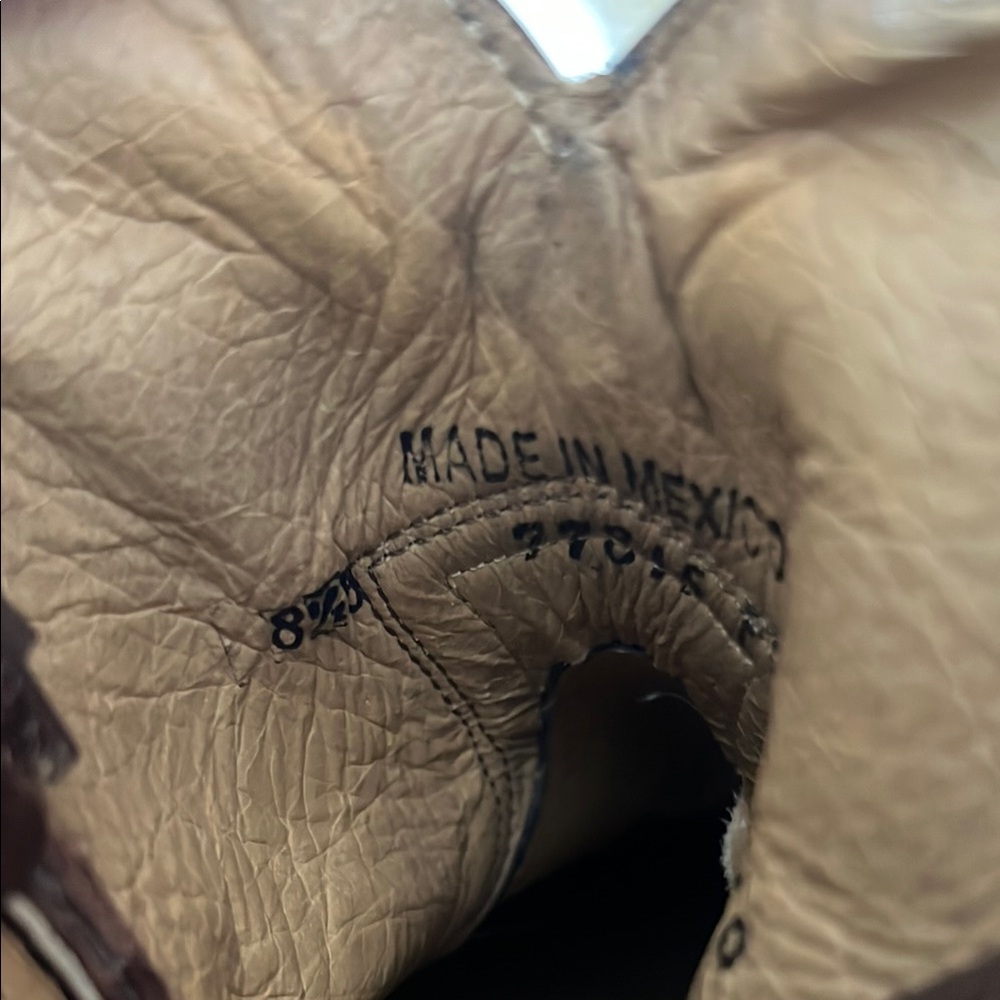 Frye Billy Leather Western Boots 8.5 - Picture 7 of 8